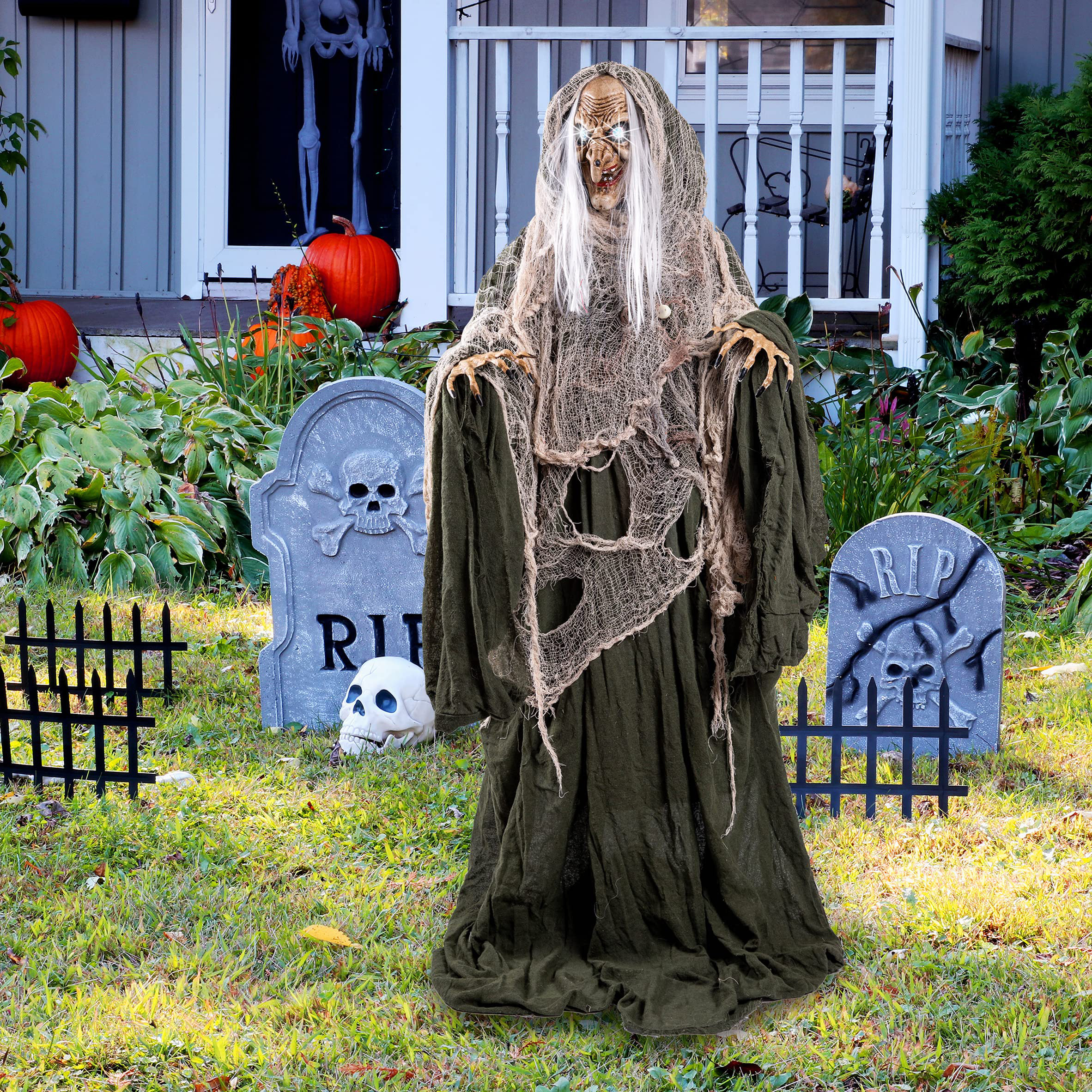 The Holiday Aisle® 68" Halloween Animatronics Clearance, Scary(00)